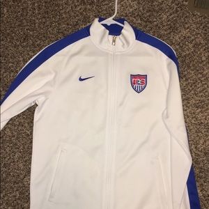 girls large nike USA jacket